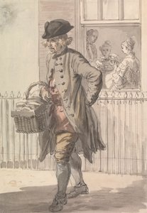 London Cries: Un hombre magdalena de Paul Sandby