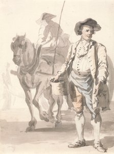 London Cries: Un calderero y su mujer de Paul Sandby