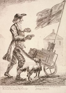 Vendedor de Pudín, Gritos de Londres, 1760