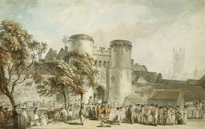 Puerta de San Jorge, Canterbury de Paul Sandby