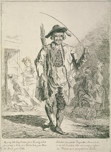 Vendedor de palos, Gritos de Londres, 1760 de Paul Sandby