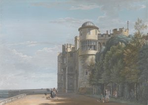 La terraza norte, mirando al este de Paul Sandby