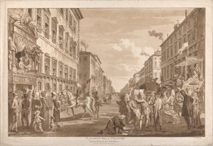 Los romanos, corteses con los extraños de Paul Sandby
