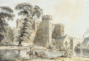 La puerta sur del castillo de Cardiff de Paul Sandby