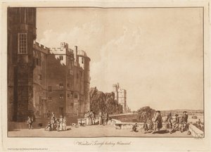 Terraza de Windsor mirando al Oeste de Paul Sandby