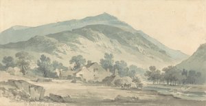 Paisaje en Beddgelert, Gales del Norte