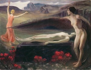 Mujeres en un paisaje