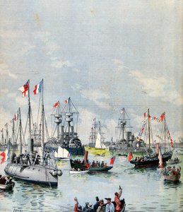 Flotilla Francesa en el Puerto de Portsmouth de Paul Senau