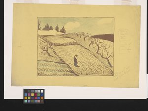 La Fin Du Jour (El final del día) (litografía en color) de Paul Sérusier
