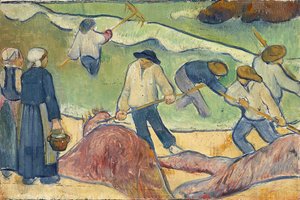 Pequeño paisaje con pescadores tang, por Serusier, Paul (1864-1927) de Paul Sérusier
