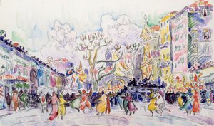 El Carnaval de Niza de Paul Signac