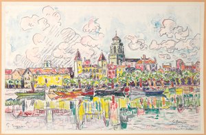 Ciboure, Saint-Jean-de-Luz, 1920 de Paul Signac