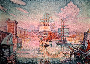 Entrada al puerto de Marsella, 1911