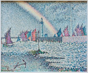 Entrada del puerto de Honfleur de Paul Signac