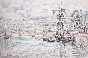 Hennebont de Paul Signac