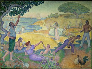 En la era de la armonía (pintura sobre lienzo) de Paul Signac