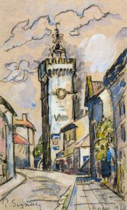 Campanario en Viviers de Paul Signac