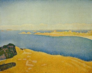 El mar. Saint-Briac. La Garde Guerin. Saint-Lunaire (Opus 2) de Paul Signac