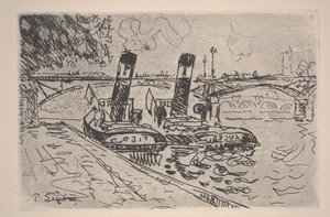 Le Pont des Arts de Paul Signac