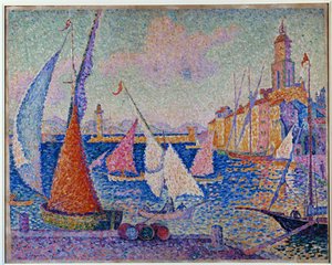 Le Quai. Tropez (óleo sobre lienzo)