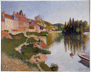 Les Andelys, la orilla de Paul Signac