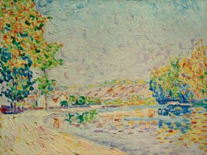 Samois, Estudio No. 8 de Paul Signac