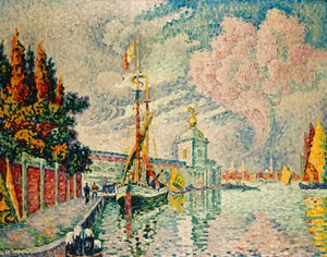 La Dogana, 1910 de Paul Signac