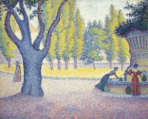 La fuente des Lices en St, 1895 de Paul Signac