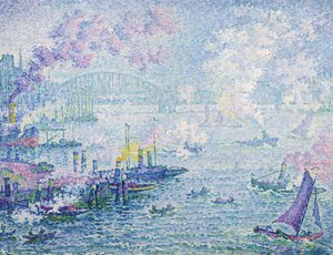 El puerto de Róterdam, 1907
