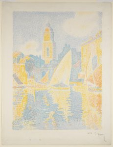 El puerto de Saint-Tropez II de Paul Signac