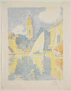 Puerto de St. Tropez de Paul Signac