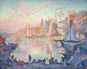 El puerto de Saint-Tropez de Paul Signac