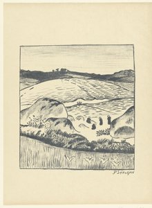 paisaje montañoso con campos pago L