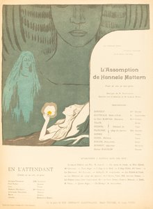 La Asunción de Hannele Mattern; Esperándola de Paul Sérusier
