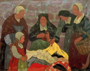 La vendedora de telas de Paul Sérusier