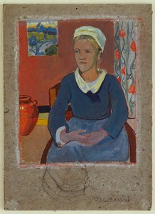 Louise, o La sirvienta bretona, 1890 de Paul Sérusier