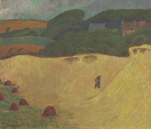 La playa de Les Grands Sables en Le Pouldu, 1890