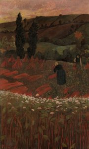 La cosecha de trigo sarraceno de Paul Sérusier