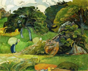 Las dos lavanderas, c. 1892 de Paul Sérusier