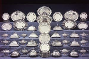 El Servicio Egremont, un servicio de cena de Jorge III de Paul Storr