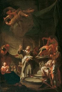 La caída del mago Simón de Paul Troger