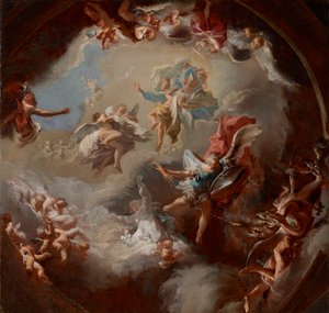 Revelación del Mesías de la Virgen de Paul Troger