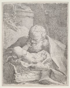 San José con el Niño Jesús