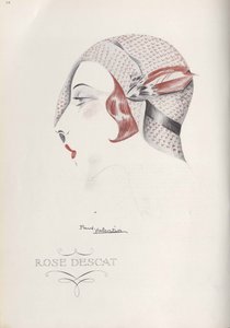 Sombrero de Rose Descat, finales de 1920s