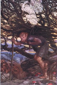Y sin embargo debo maldecir, ilustración de La Tempestad, 1908 de Paul Vincent Woodroffe