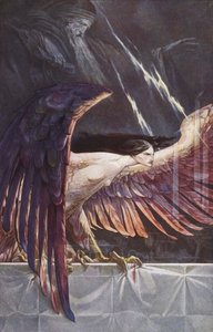 La Tempestad de William Shakespeare, Acto III, Escena 3 (litografia en color) de Paul Vincent Woodroffe
