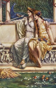 La Tempestad de William Shakespeare, Acto IV, Escena 1 (litografia en color) de Paul Vincent Woodroffe