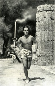 Konstantin Kondylis, primer portador de la antorcha olímpica de los Juegos de Berlín