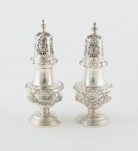 Par de saleros, Londres, 1732-43 de Paul de Lamerie