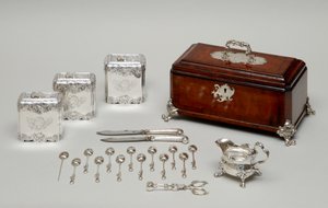 Equipo de té, c.1735 de Paul de Lamerie